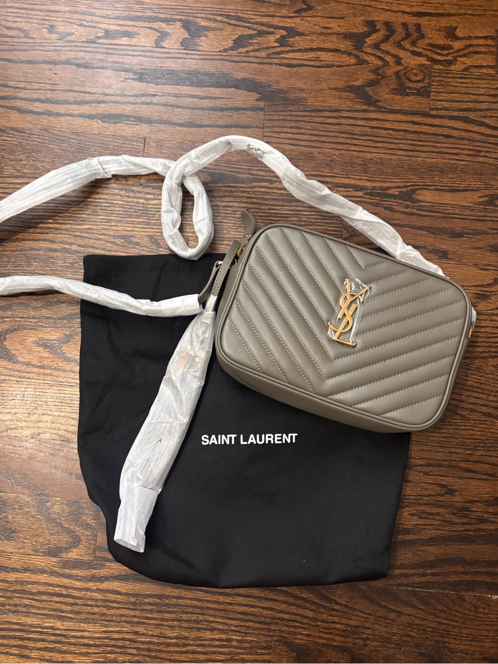YSL Camera Quilted Crossbody Bag